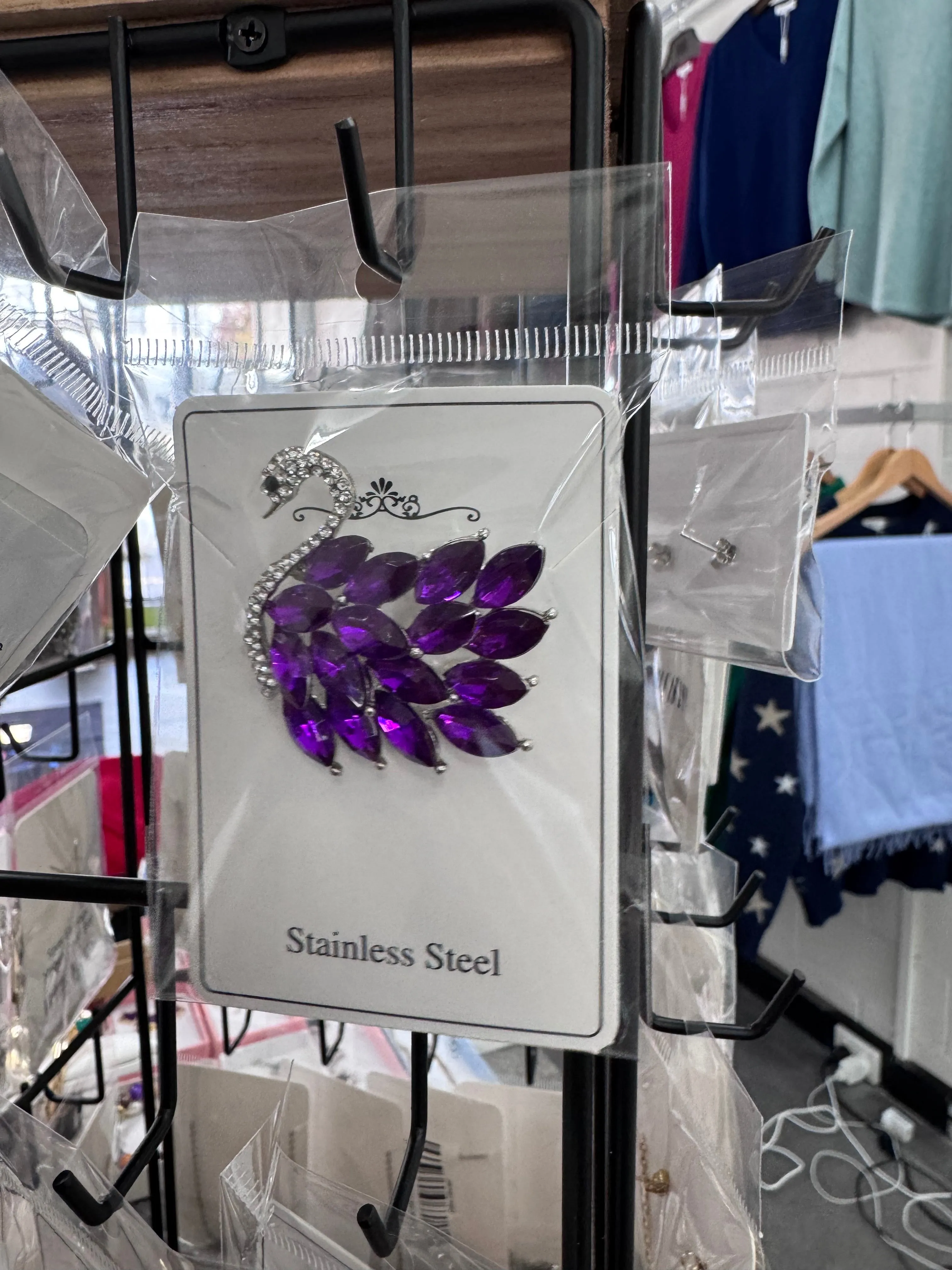 Stainless Steel Brooch Clothing Pin