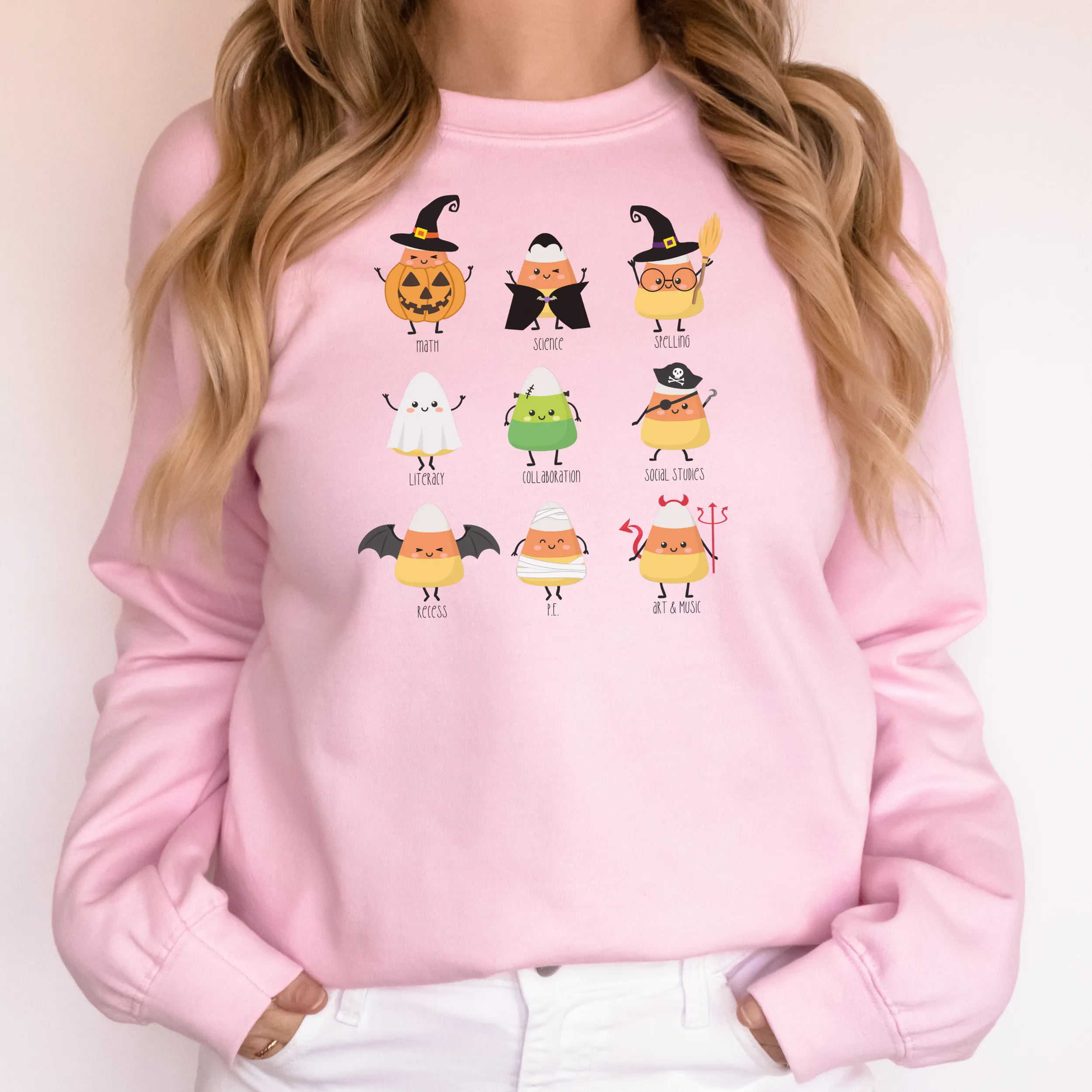 Teacher Candy Corn Scope of Practice Pullover