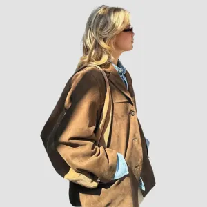 Timeless Suede Button-Up Jacket