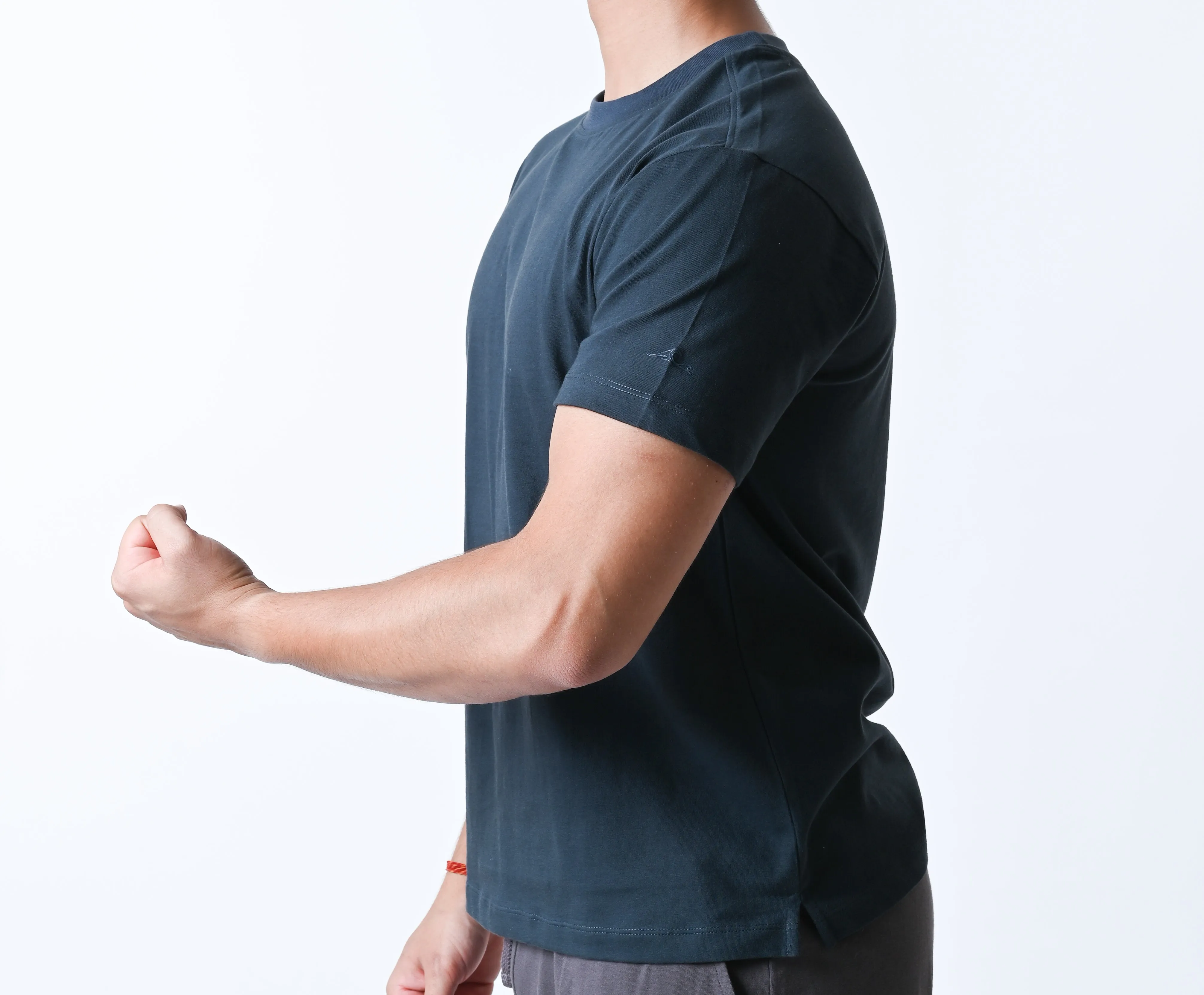 Tulum Crew Neck T-shirt (Navy Blue)