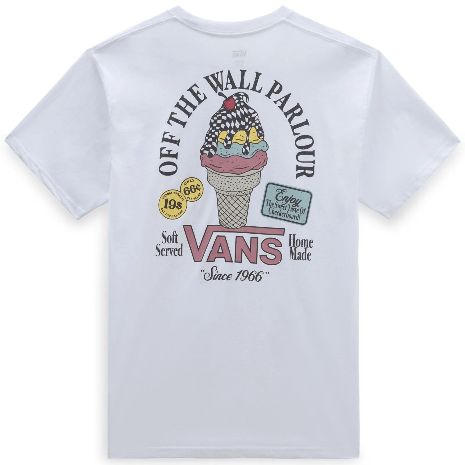 Vans Mens Checkerboard Taste Crew Neck T-Shirt