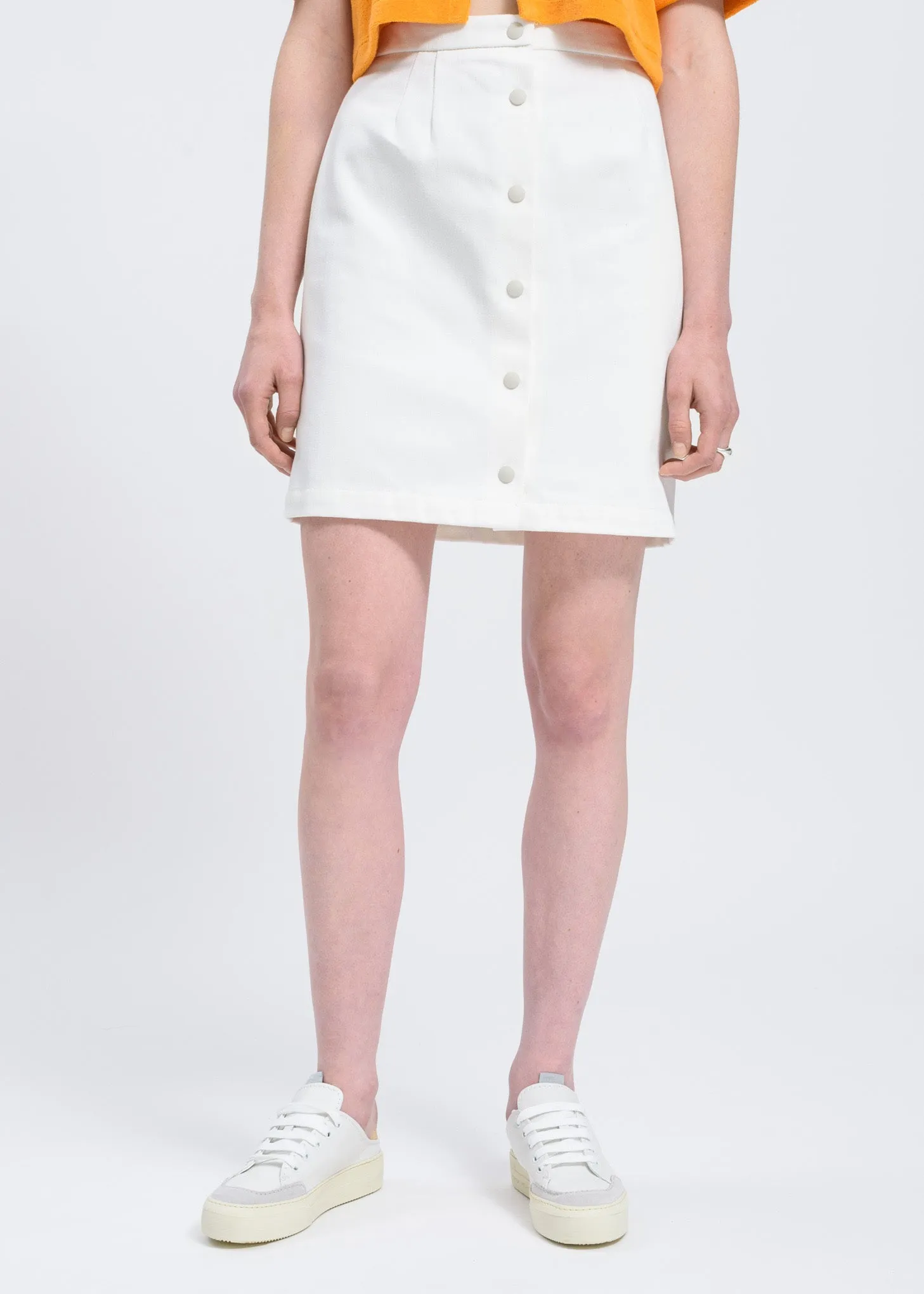 White Mini Skirt