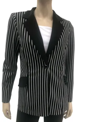 Women's Pinstripe Blazer Jacket Quality Made in Canada