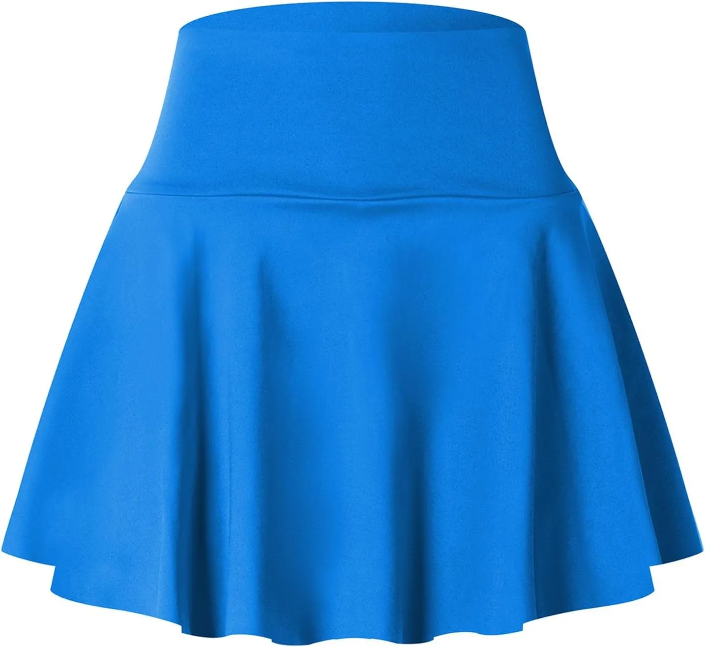 Womens Skirt for Summer Running Sports High Elastic Waist Tennis Mini Skirts with Liner Ruffle Hem Athletic Shorts