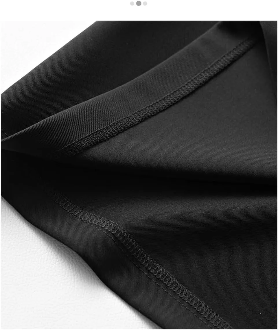 Women's Solid Pencil Skirt - Office Appropriate Midi Skirt with Back Zipper, Professional Work Skirt