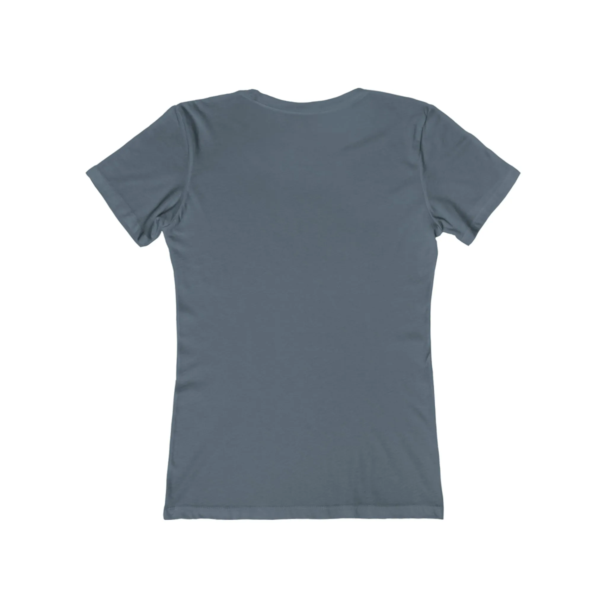 Women's The Boyfriend Tee - UK Light Logo - Plain Back