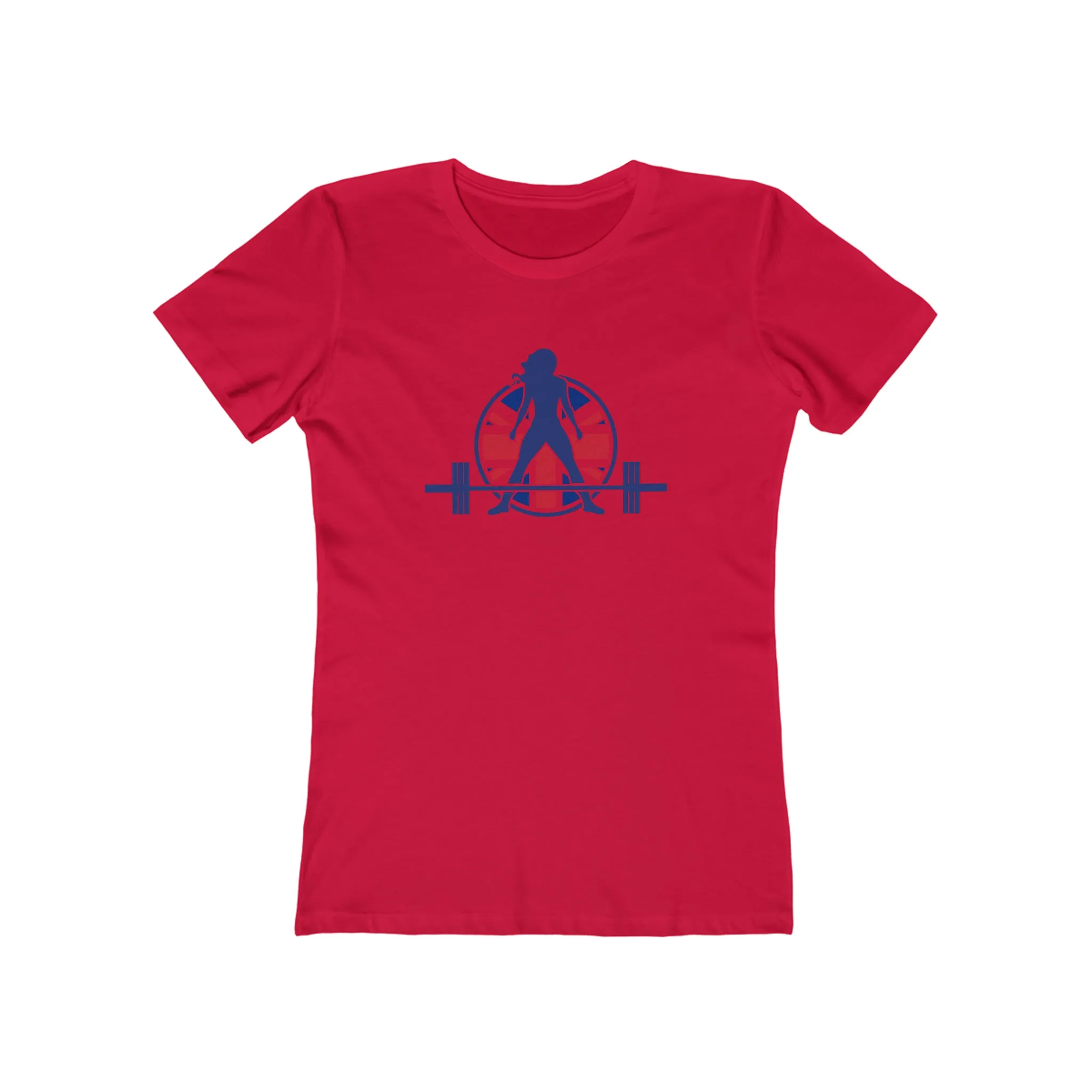 Women's The Boyfriend Tee - UK Light Logo - Plain Back