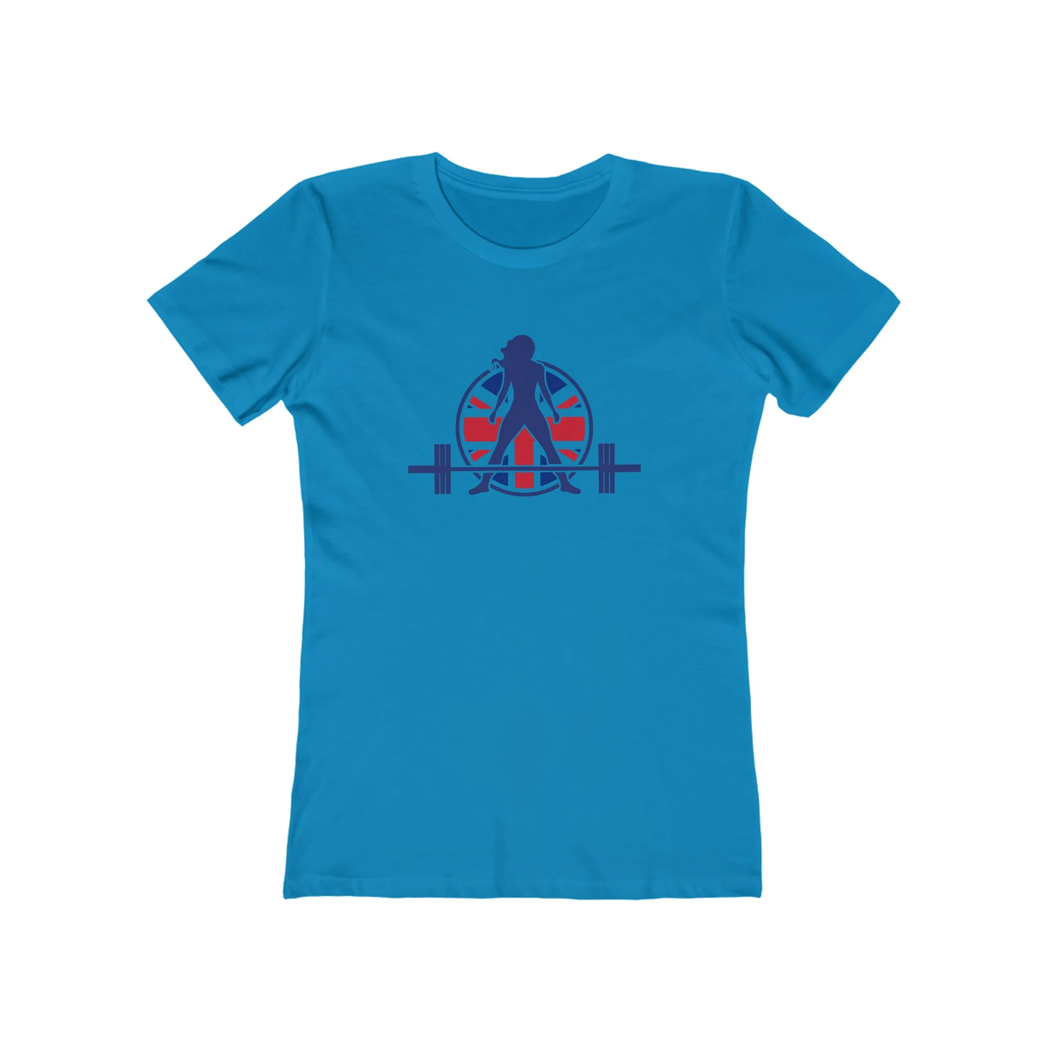 Women's The Boyfriend Tee - UK Light Logo - Plain Back