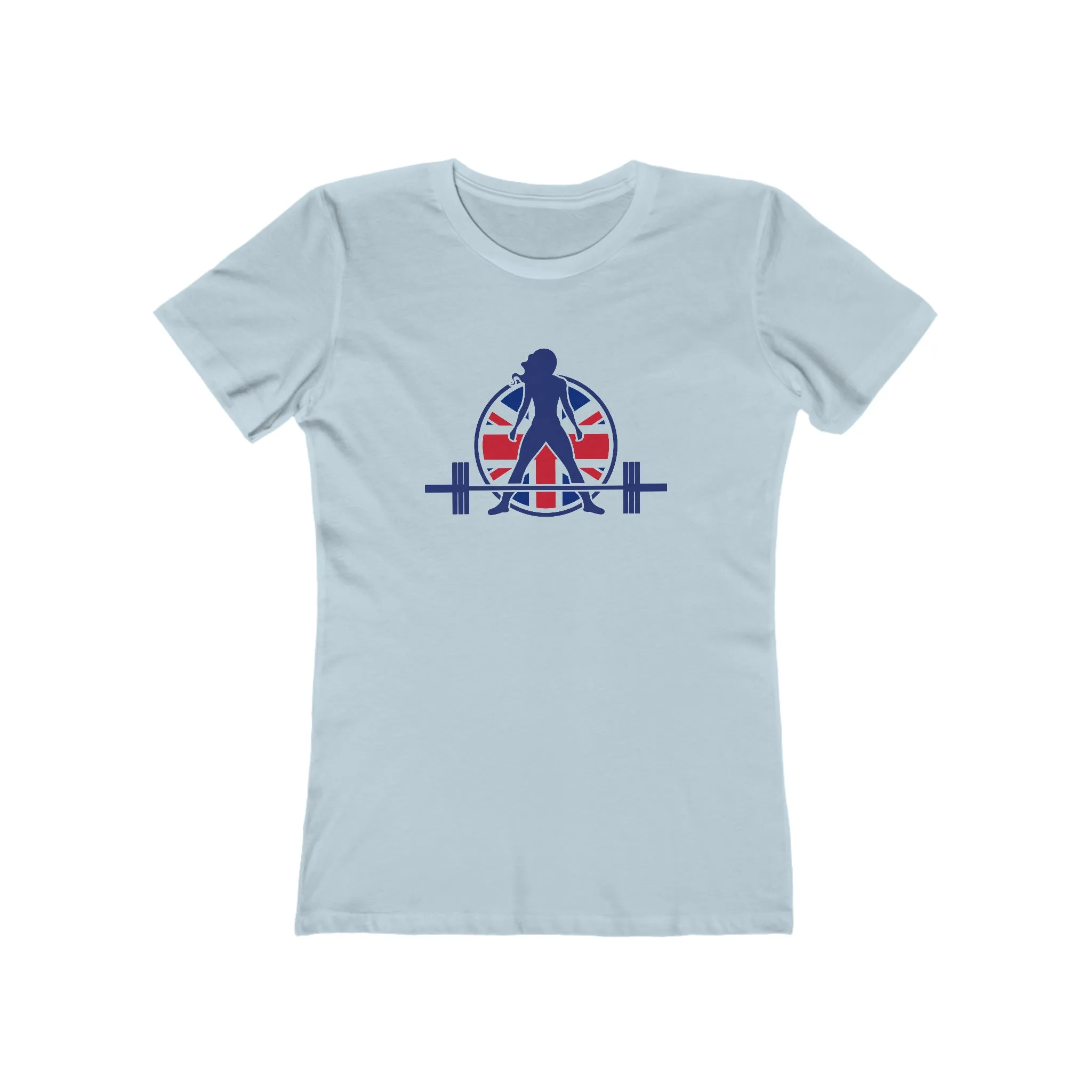 Women's The Boyfriend Tee - UK Light Logo - Plain Back