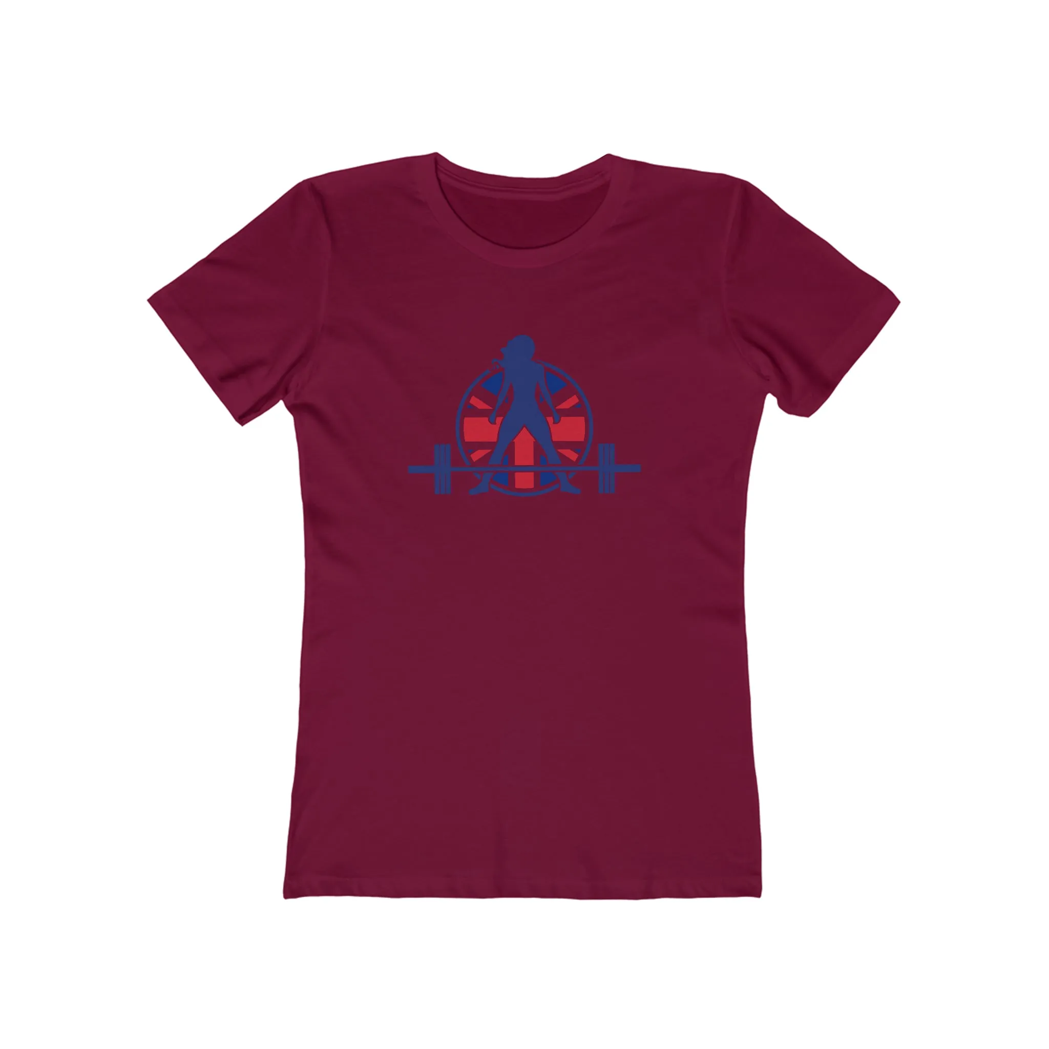 Women's The Boyfriend Tee - UK Light Logo - Plain Back