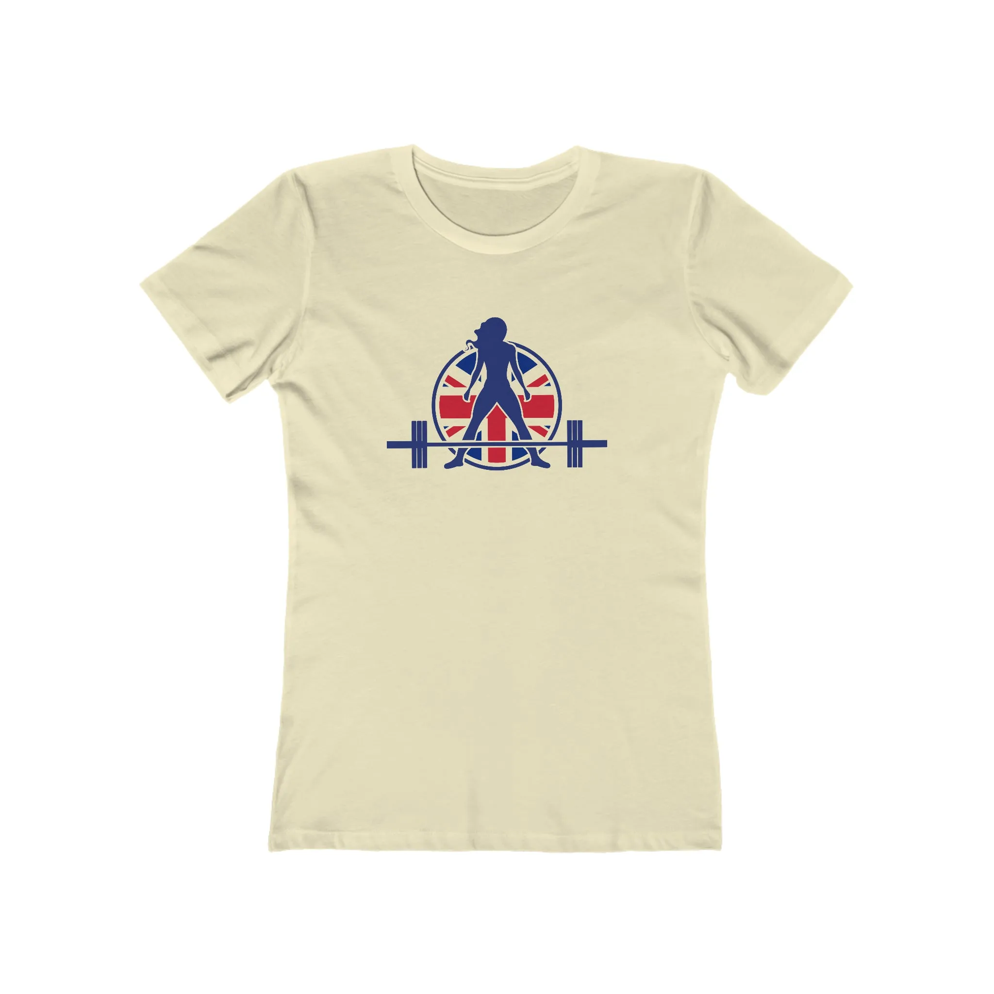 Women's The Boyfriend Tee - UK Light Logo - Plain Back