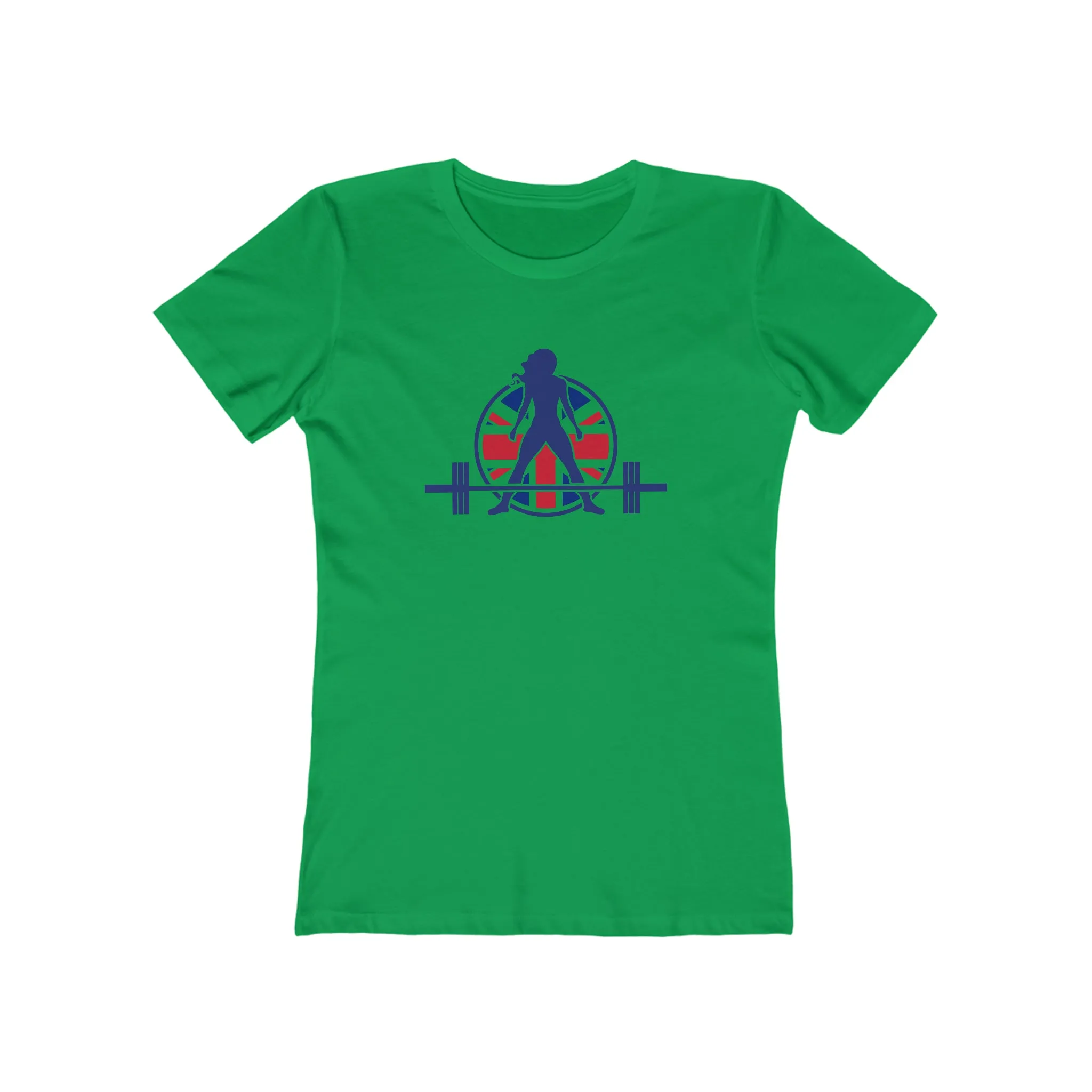 Women's The Boyfriend Tee - UK Light Logo - Plain Back