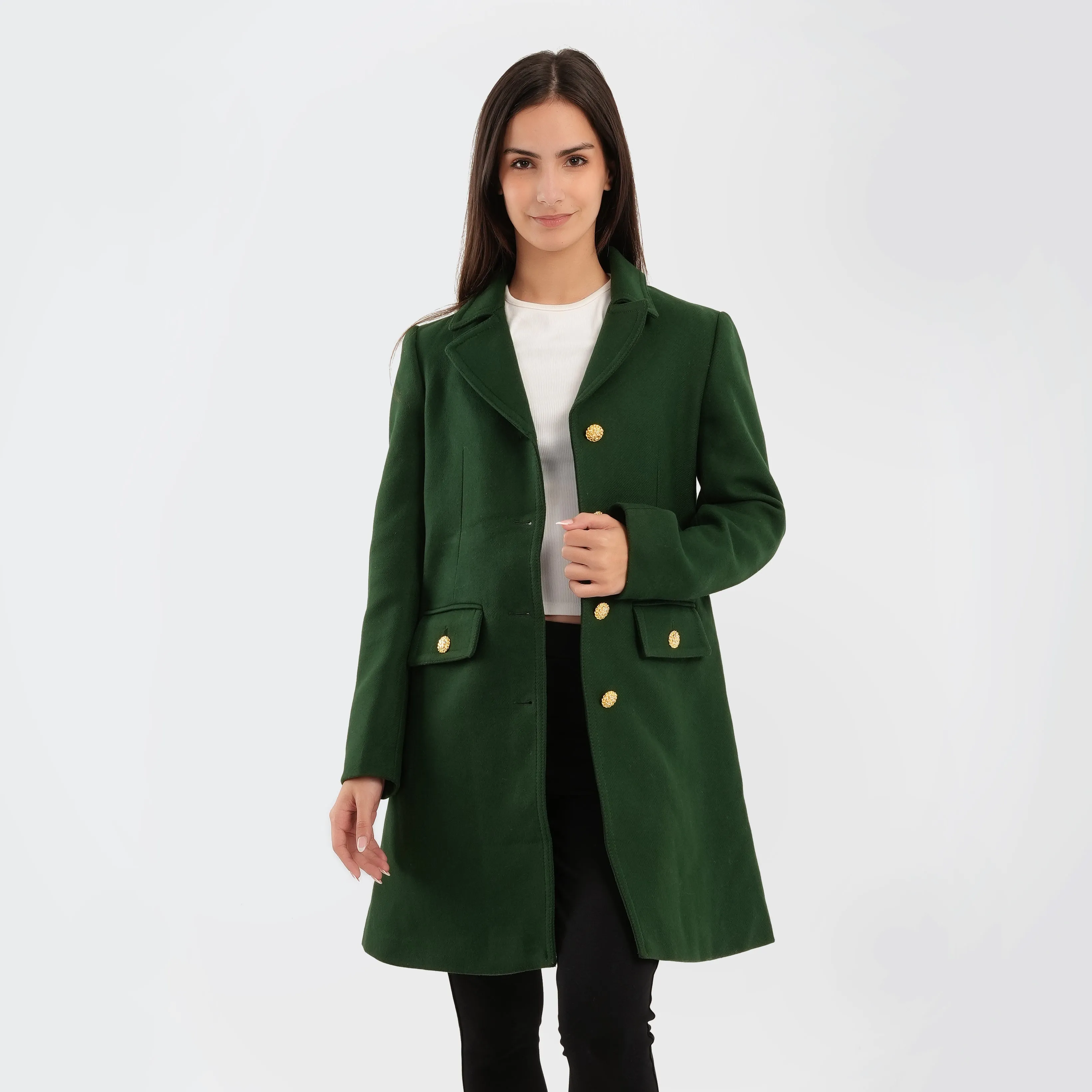 Zara Tailored Wool Coat